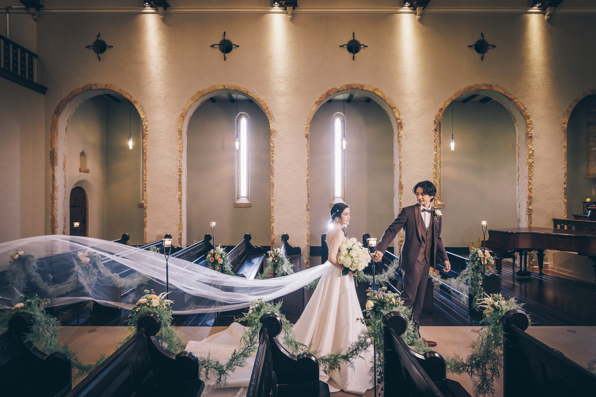 森の教会　前撮り